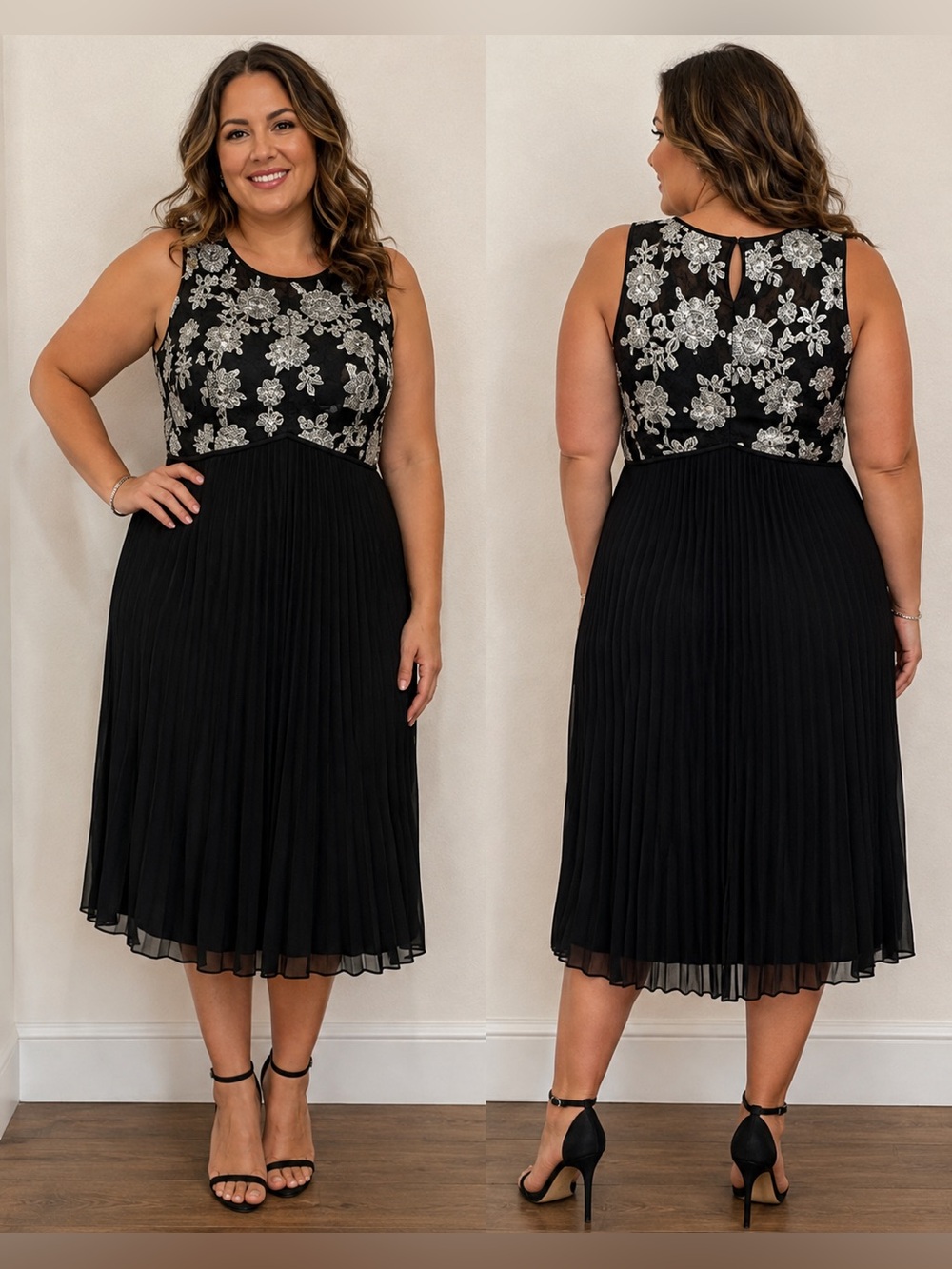 St John dress pleated